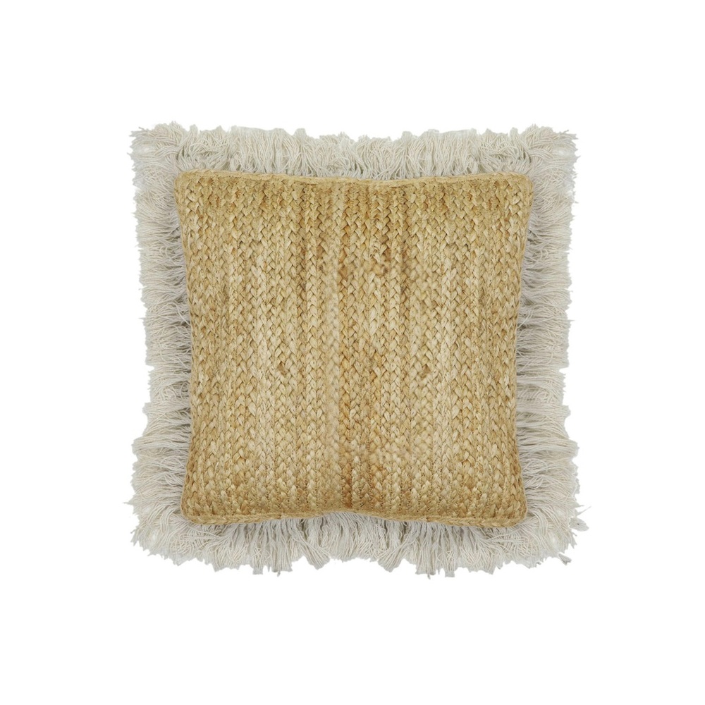 LIKE NEW!! 2 Fringe Throw Pillows